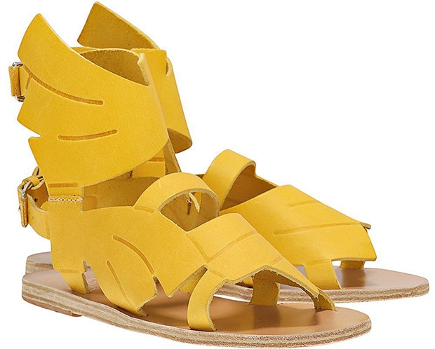 Ancient Greek x Carven Banana Leaf Mid Sandals