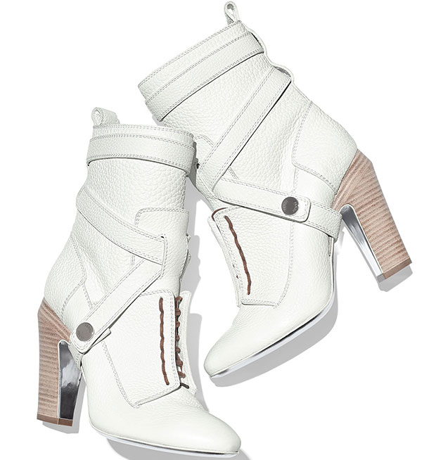 Fendi "Diana" Halter-Strap Ankle Boots