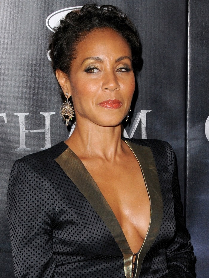 Jada Pinkett-Smith rocked Lorraine Schwartz jewelry at the premiere of Gotham