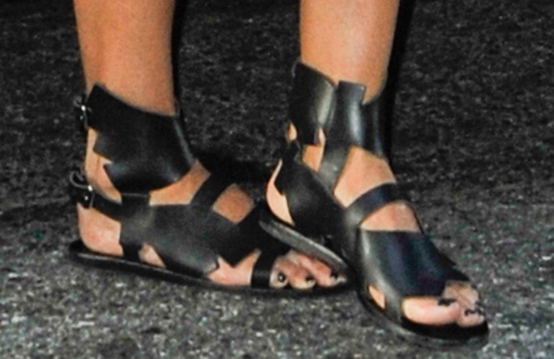The winged ankle straps and double-buckle fastening highlight the craftsmanship that blended Ancient Greek Sandals’ mythological inspiration with Carven’s contemporary edge