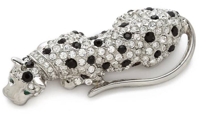 Kenneth Jay Lane Spotted Leopard Pin
