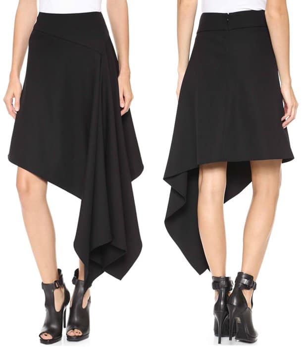 McQ Alexander McQueen Asymmetrical Skirt