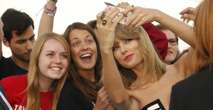 Taylor Swift at the 2014 Deutscher Radiopreis held at Schuppen 52 in Hamburg, Germany, on September 4, 2014