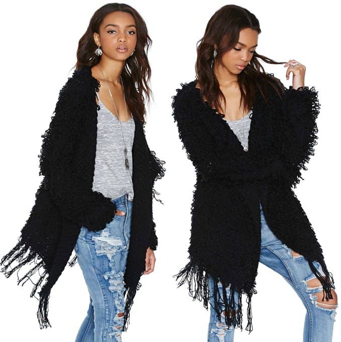 Nasty Gal Gettin' Shaggy With It Jacket
