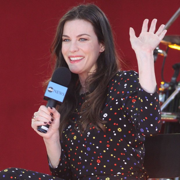 Liv Tyler at Good Morning America Concert Series to talk her HBO series the Leftovers at Rumsey Playfield/SummerStage in New York City's Central Park on June 21, 2014