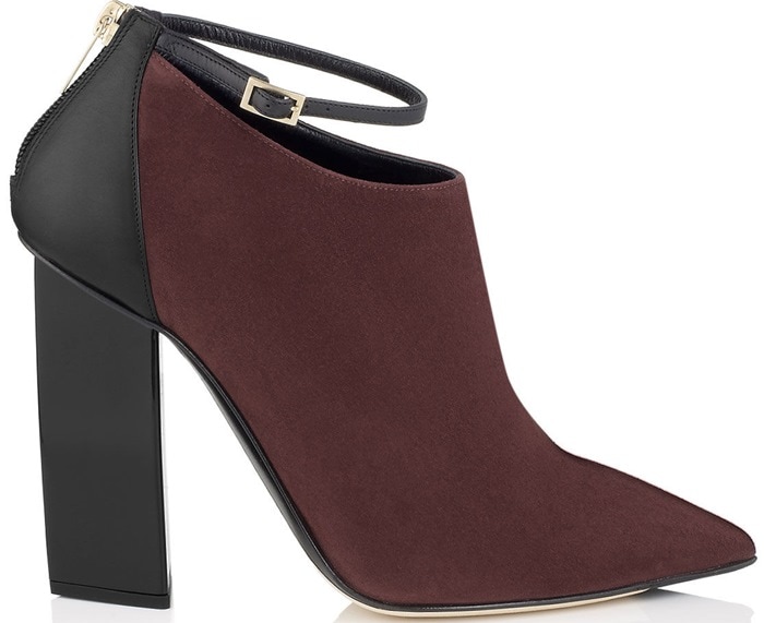 Jimmy Choo Brown Vanish Leather Booties