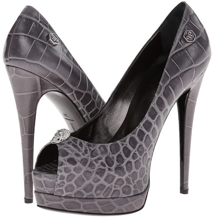 Philipp Plein Peep-Toe Pumps