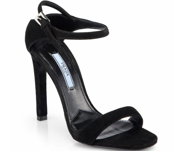 Prada Strappy Suede Sandals
