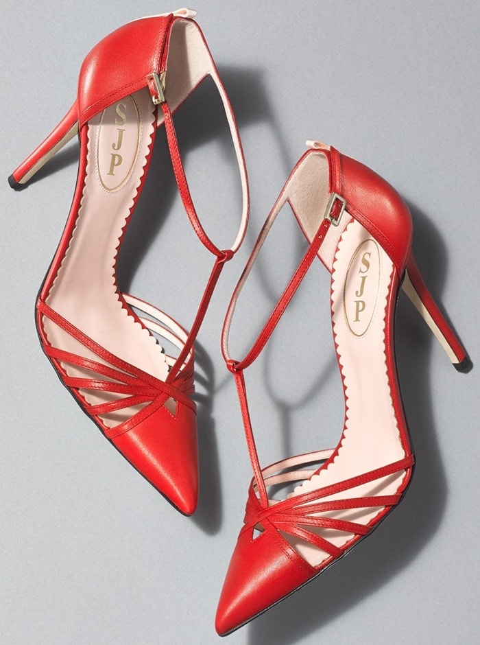 SJP 'Carrie' T-Strap Pump