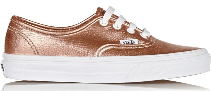 Vans Metallic Leather Sneakers