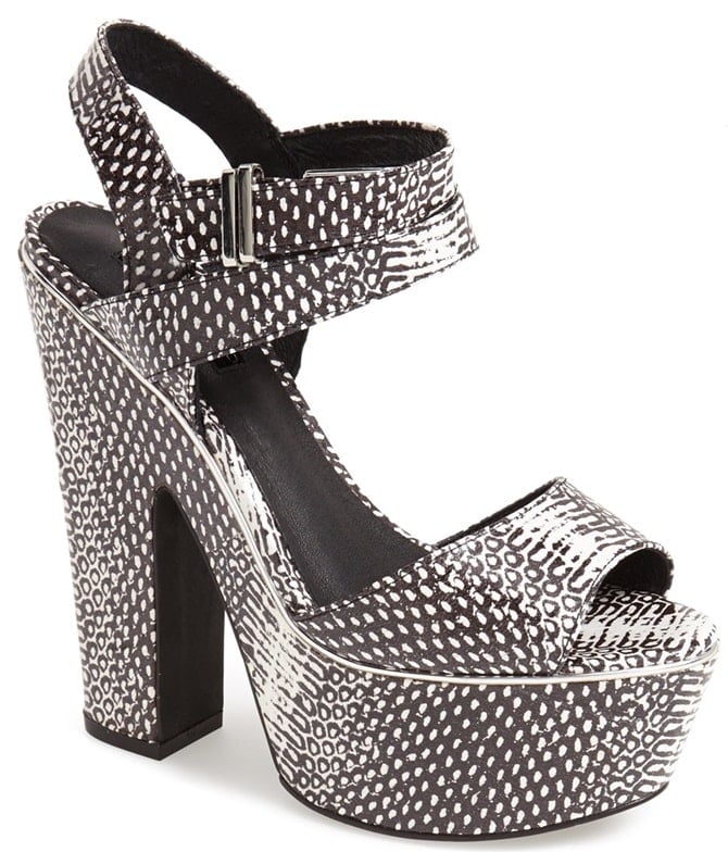 Topshop Lenni2 Ankle-Strap Platform Sandals