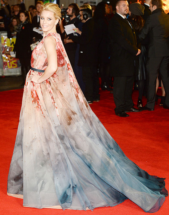 Elizabeth Banks at the world premiere of The Hunger Games: Mockingjay — Part 1 at the Odeon Leicester Square in London, England, on November 10, 2014