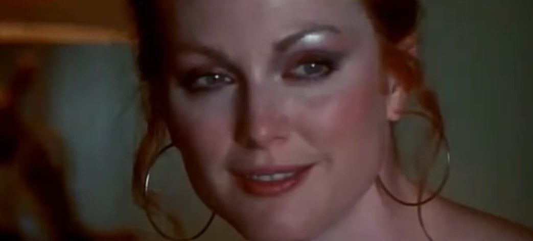 Julianne Moore delivers a powerful and emotionally layered performance as Amber Waves in Boogie Nights, earning her widespread acclaim and multiple award nominations