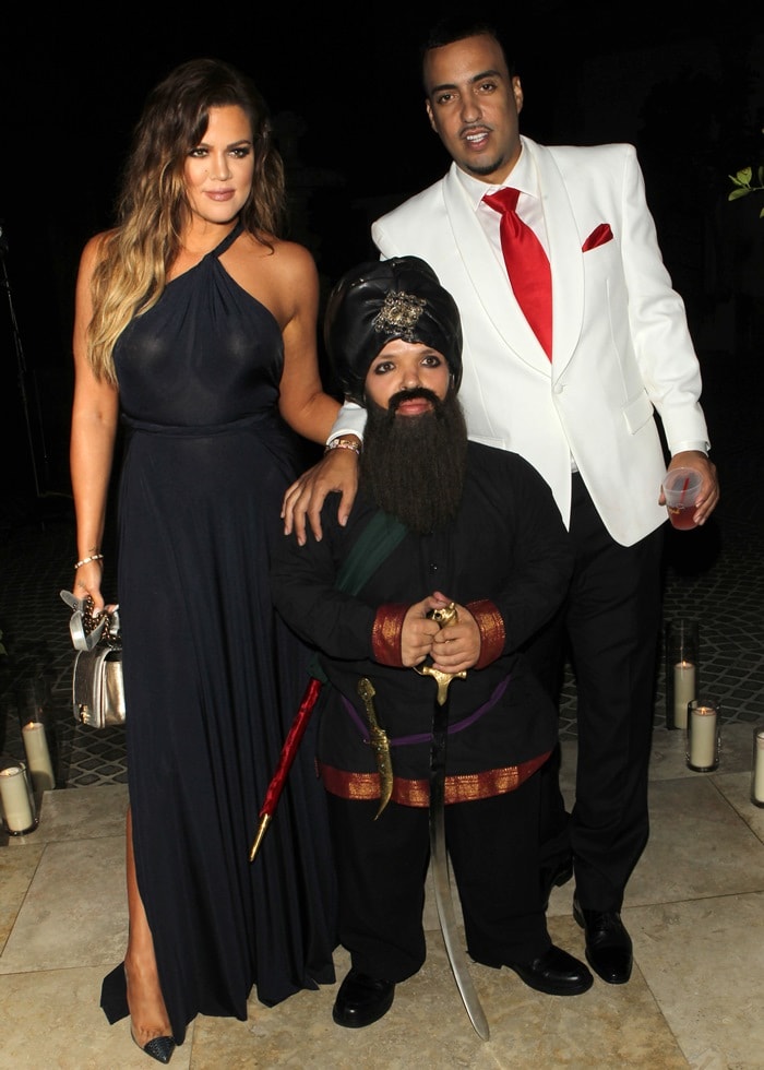 Khloé Kardashian paired the pumps with a dress by Abyss by Abby, a “Love” bracelet by Cartier, and a silver “Boy Bag” by Chanel