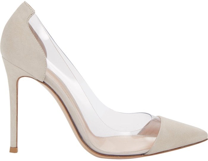 Gianvito Rossi PVC Suede Pumps