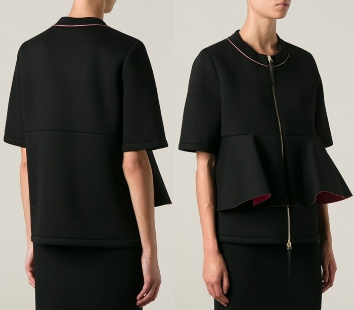 Marni Black Frill Jacket
