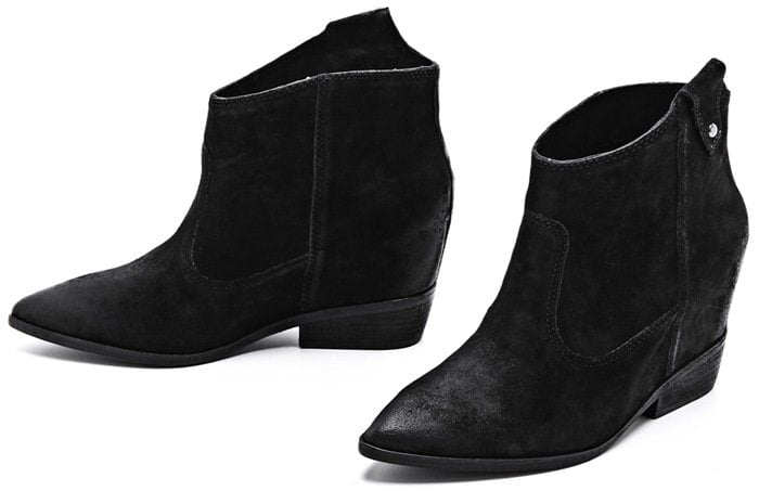 Belle by Sigerson Morrison Black Kyeran Short Western Booties