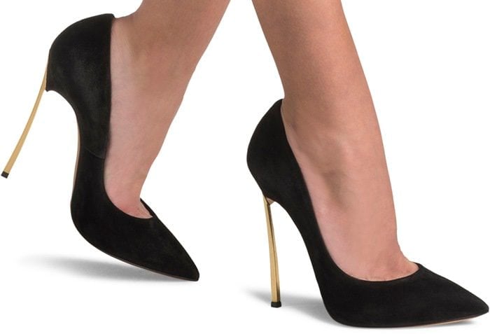 Casadei Blade Black Pumps