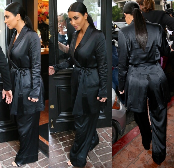 Kim Kardashian at W Magazine’s It Girls Celebration at A.O.C. in Los Angeles