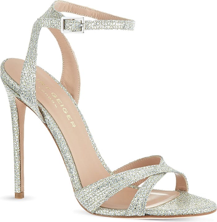 Kurt Geiger Gold Maia Sandals