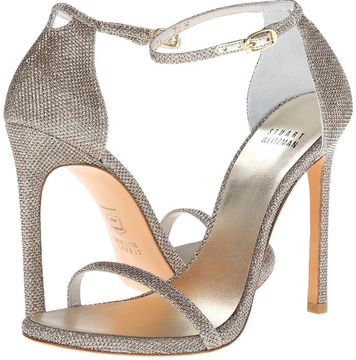 Stuart Weitzman Bridal Evening Collection Nudist Platinum