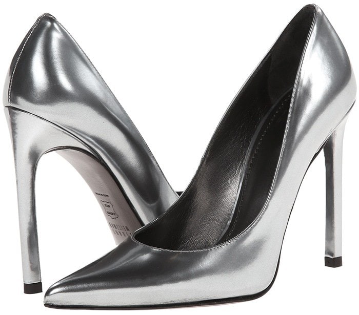 Stuart Weitzman Queen Metal Mirror Pumps