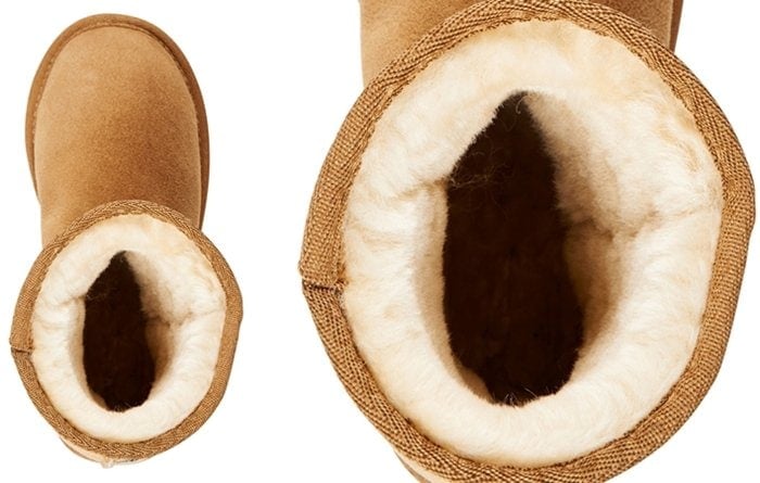 Genuine EMU Australia boots feature a thick, plush sheepskin lining that delivers natural warmth, softness, and insulation