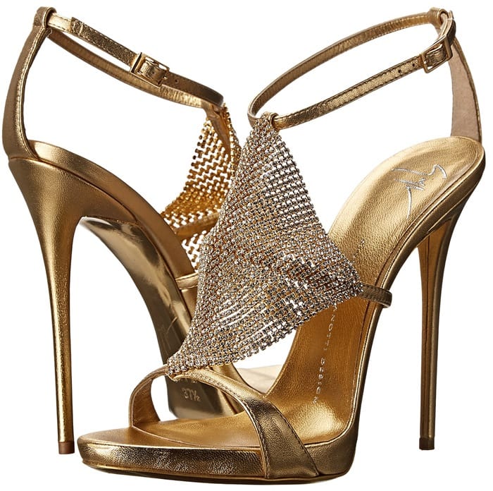 Gold Giuseppe Zanotti Sandals