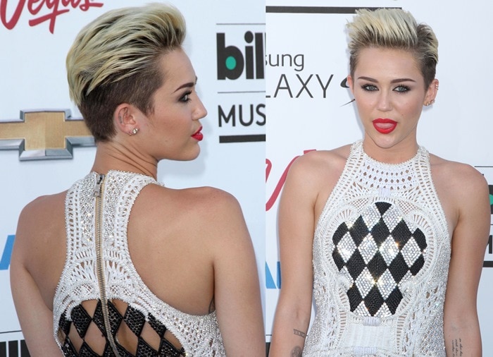 Miley Cyrus's short pixie crop