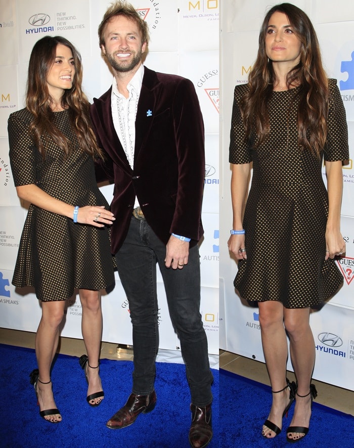 Nikki Reed and her hubby Paul McDonald at Autism Speaks’ Blue Tie Blue Jean Ball at the Beverly Hilton Hotel in Beverly Hills on November 29, 2012