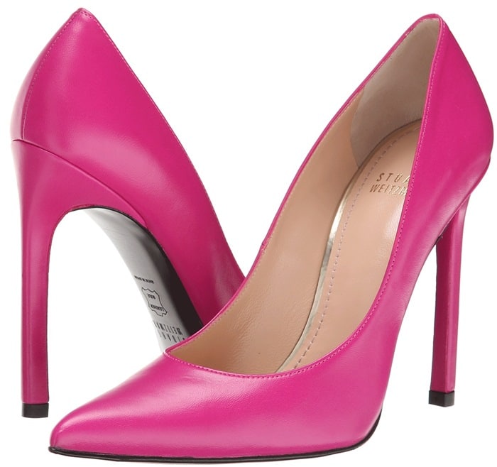 Stuart Weitzman Queen Pink Pumps