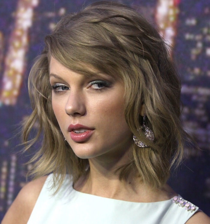 Taylor Swift at Saturday Night Live’s 40th-anniversary celebration