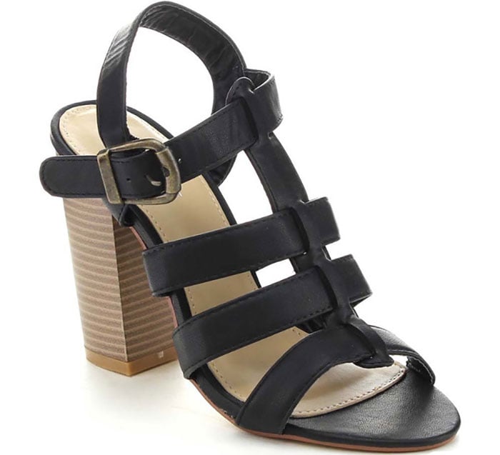 Anne Marie Savana Strappy Chunky-Heel Sandals