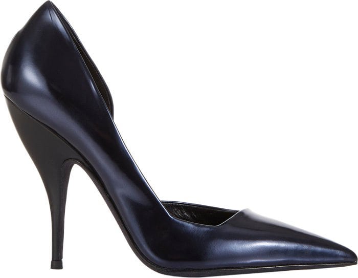 Narciso Rodriguez "Carolyn" Half-d'Orsay Pumps in Midnight Black
