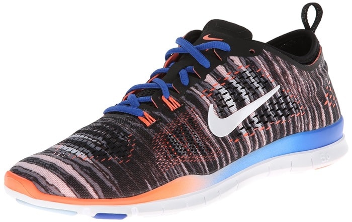 A darker black-based version with blue laces and orange accents emphasizes the performance-driven construction while doubling as a bold street-ready statement