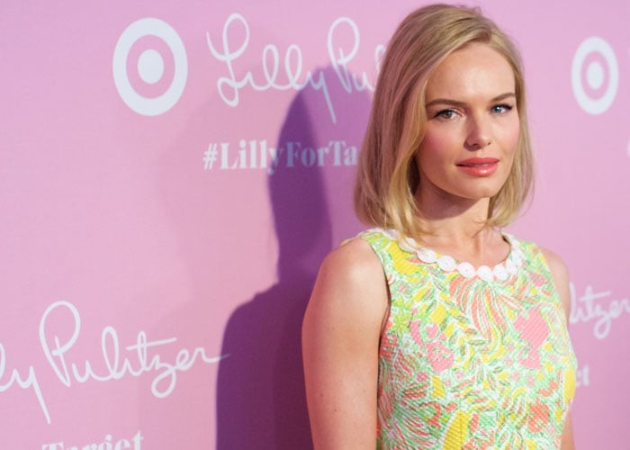 Kate Bosworth with a slightly wavy hairstyle