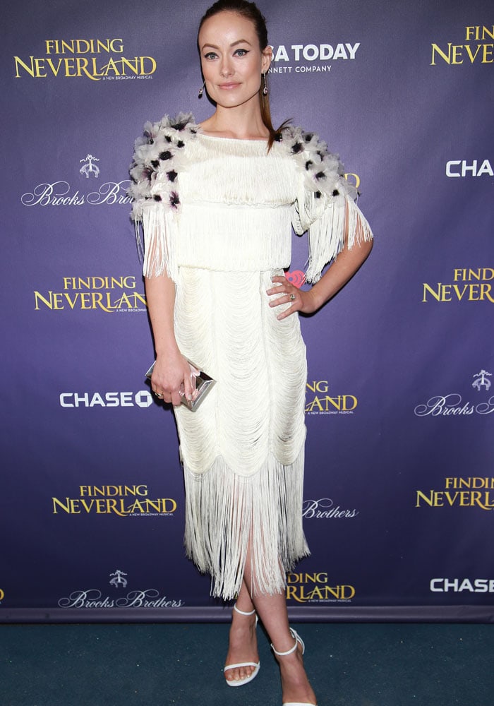 Olivia Wilde's flapper-meets-hippie-flower-girl dress