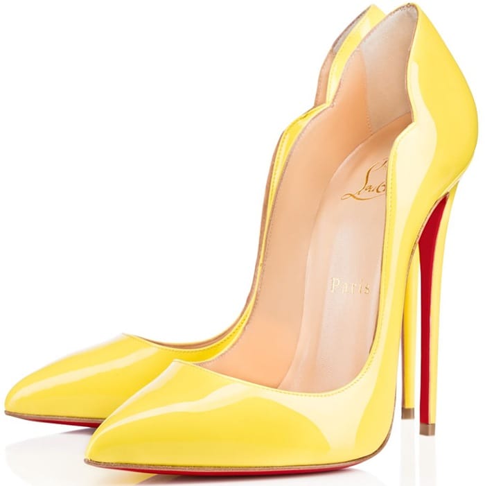 Christian Louboutin Hot Chick Pumps Yellow