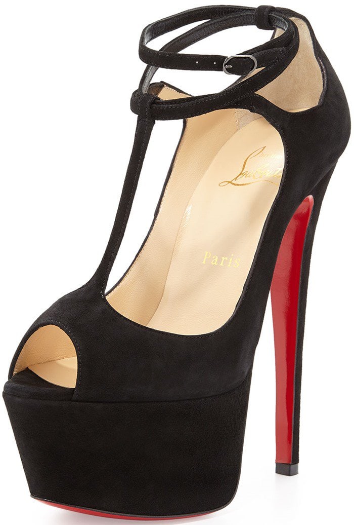 Christian Louboutin "Talitha" Pumps in Black Suede