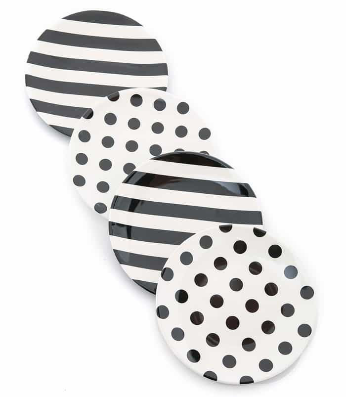 Kate Spade New York "Raise a Glass" Tidbit Plate Set