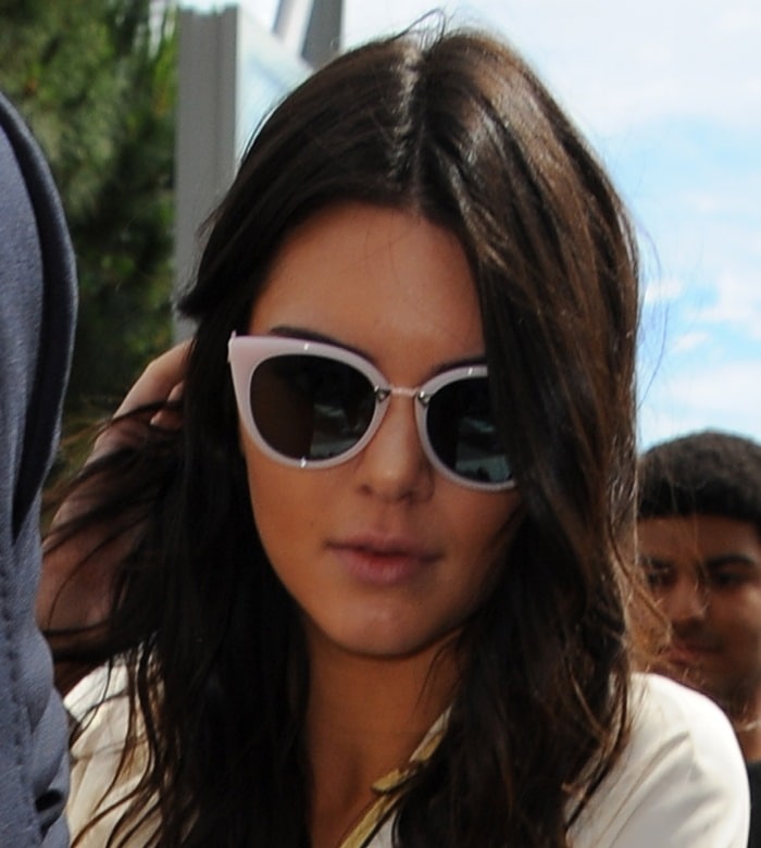 Kendall Jenner at the launch of the new “Fendi by Karl Lagerfeld” book