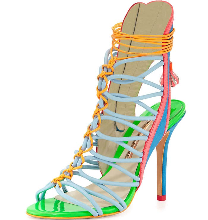 Sophia Webster Multicolored "Lacey" Strappy Sandals
