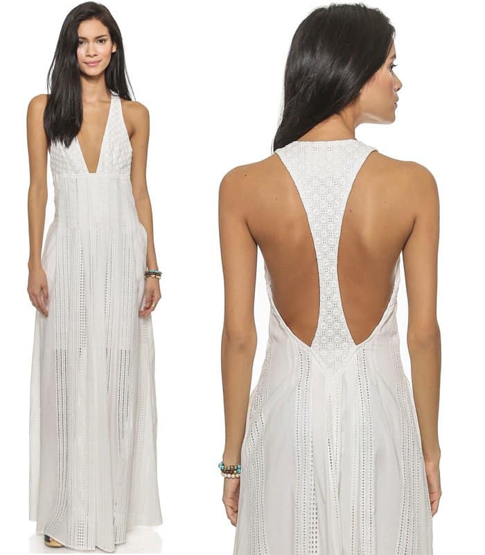 The Jetset Diaries North of Fira Maxi Dress