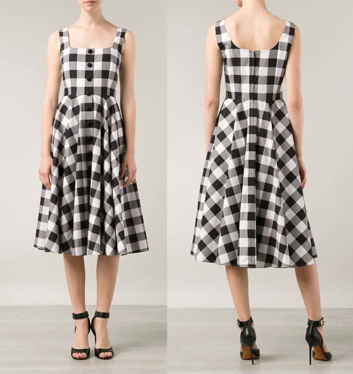 Dolce Gabbana Checed Dress