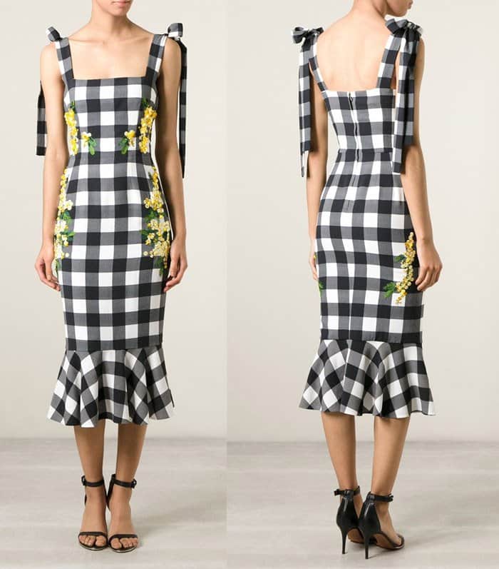 Dolce Gabbana Check Acacia Dress