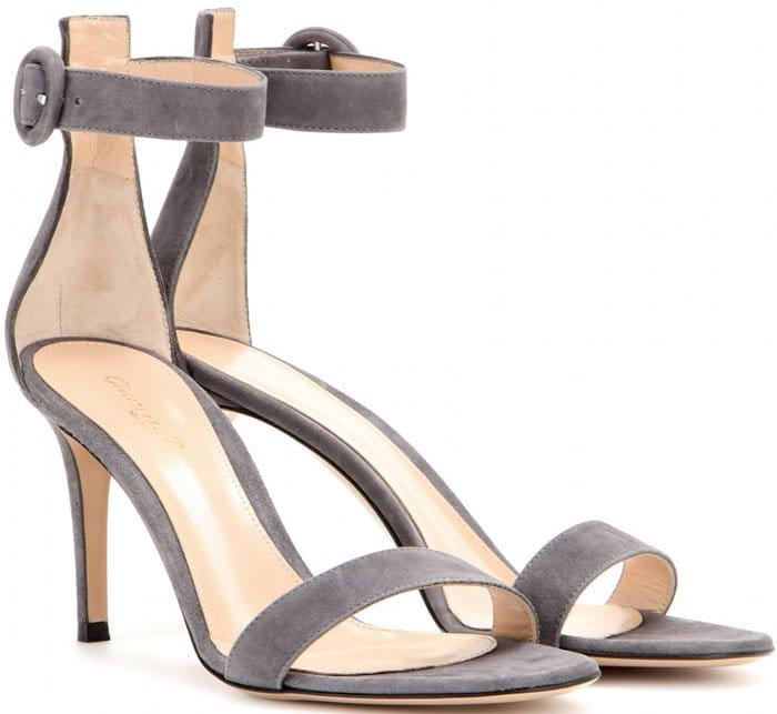 Gianvito Rossi Portofino Suede Sandals