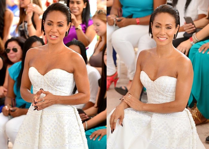 Jada Pinkett Smith wore a gorgeous white dress