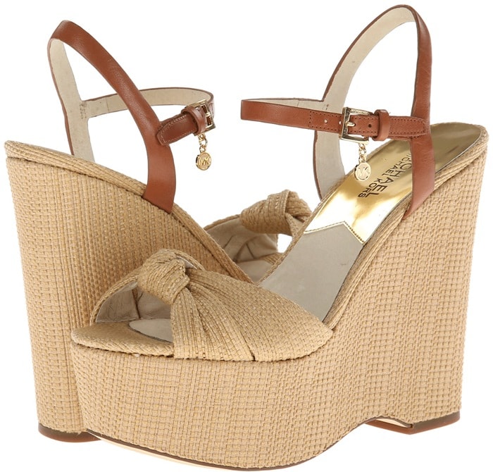 MICHAEL Michael Kors Benji Wedges Natural Soft