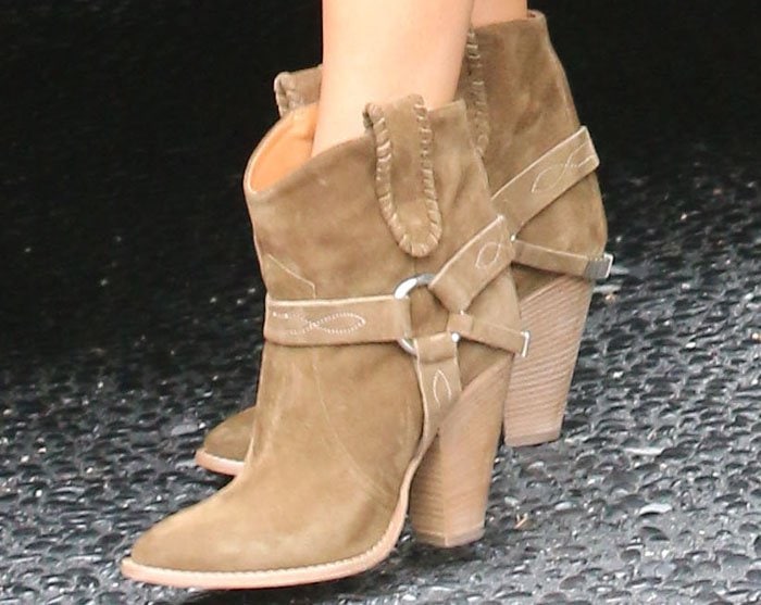 The Rawson boots combined pointed toes, harness hardware, and chunky stacked heels—hallmarks of Isabel Marant's mid-2010s Western aesthetic