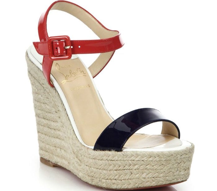 Christian Louboutin Spachica espadrille wedge sandals